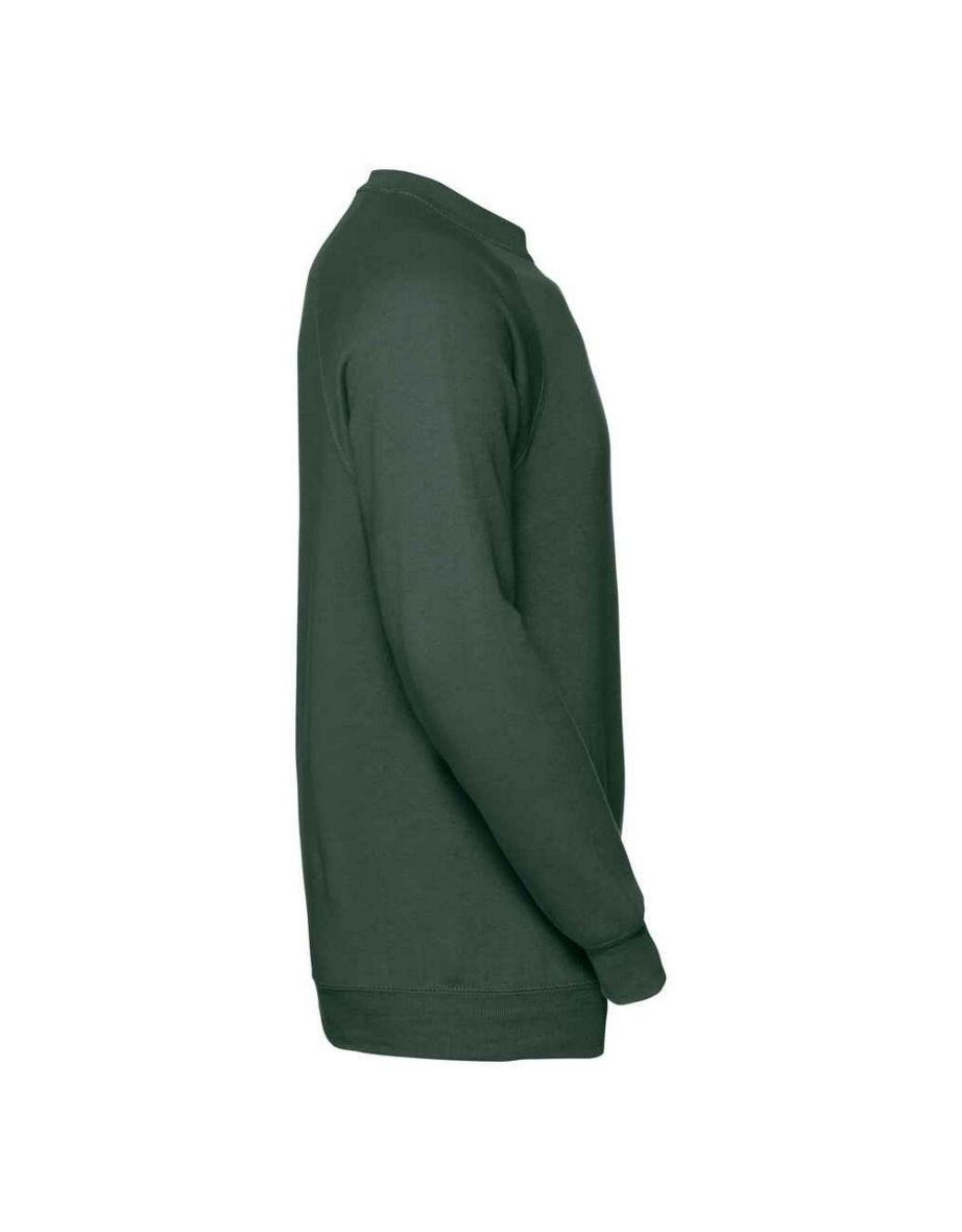 Russell Mens Spotshield Raglan Sweatshirt - Bottle Green - 2
