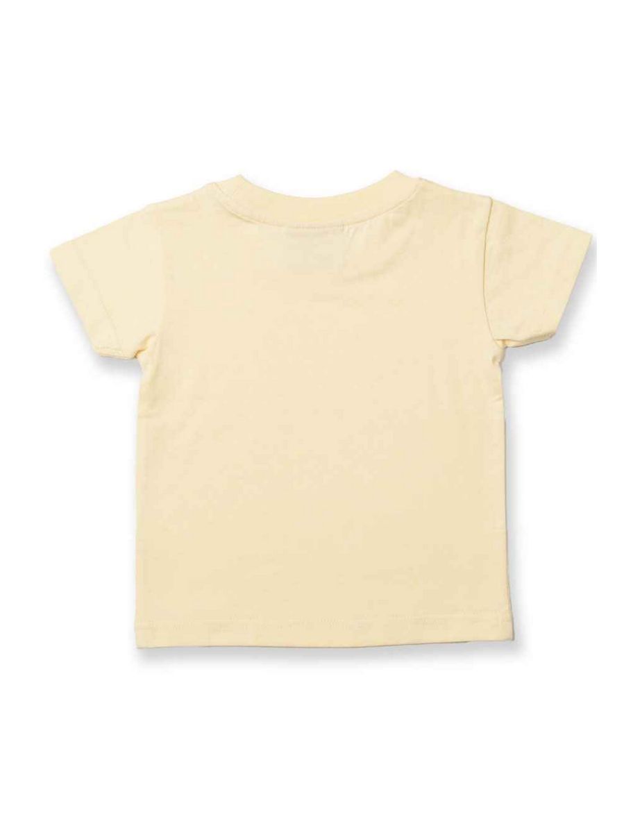 Larkwood Baby Plain T-Shirt - Pale Yellow - 1
