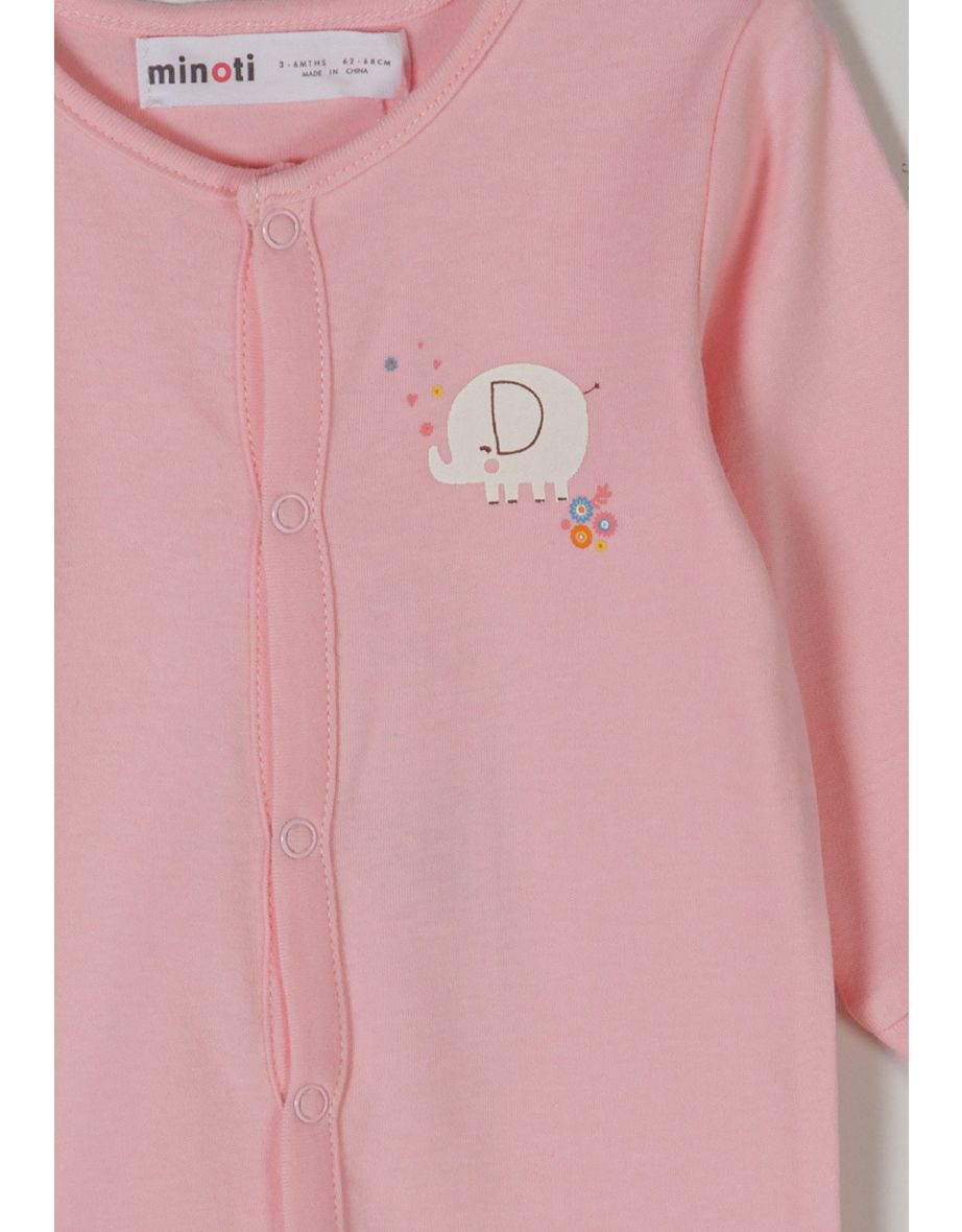 Girls 2 Pack Long Sleeve Sleepsuits - 2