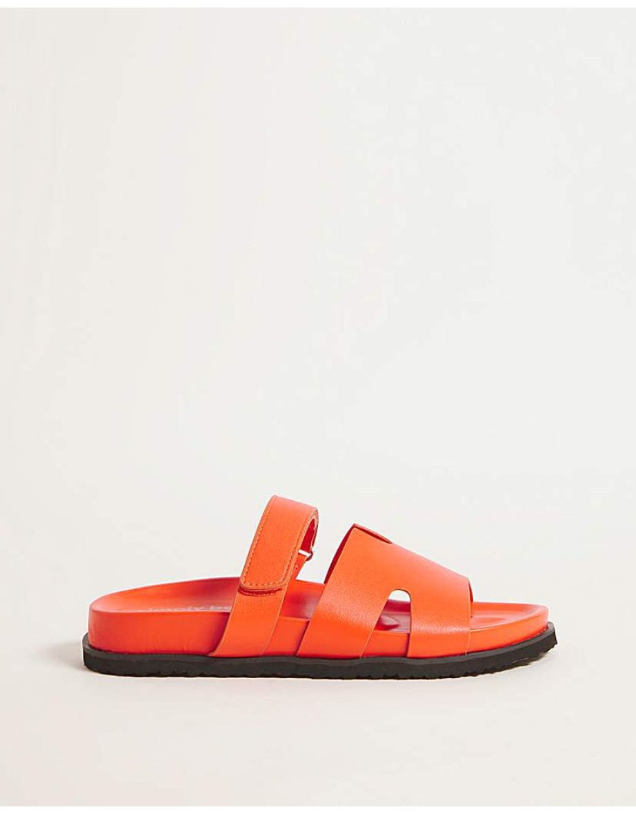 Touch And Close Sandals Wide  Slider