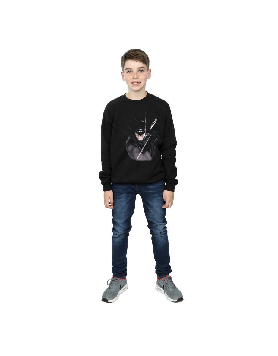 DC Comics Boys Batman By Alex Ross Sweatshirt - Black - 3
