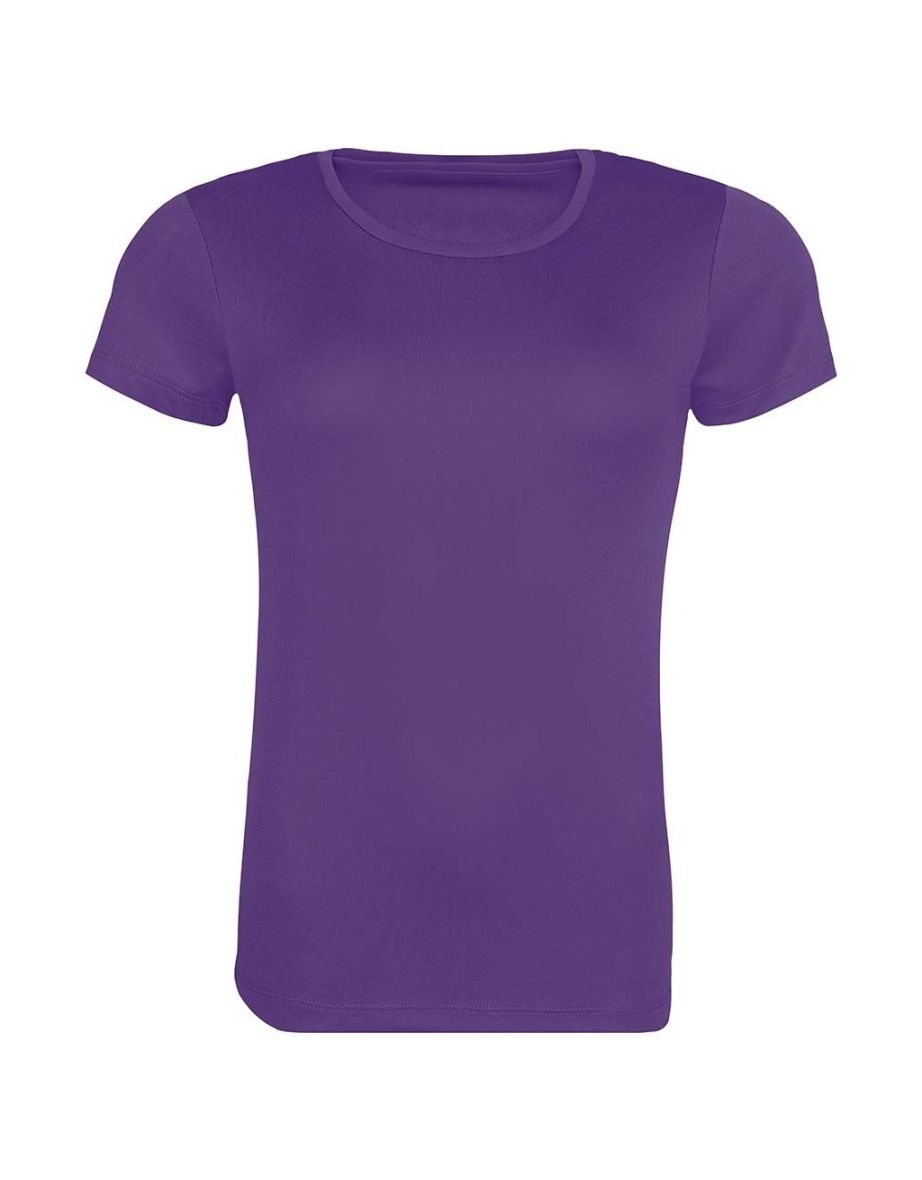 Awdis Womens/Ladies Cool Recycled T-Shirt - Purple