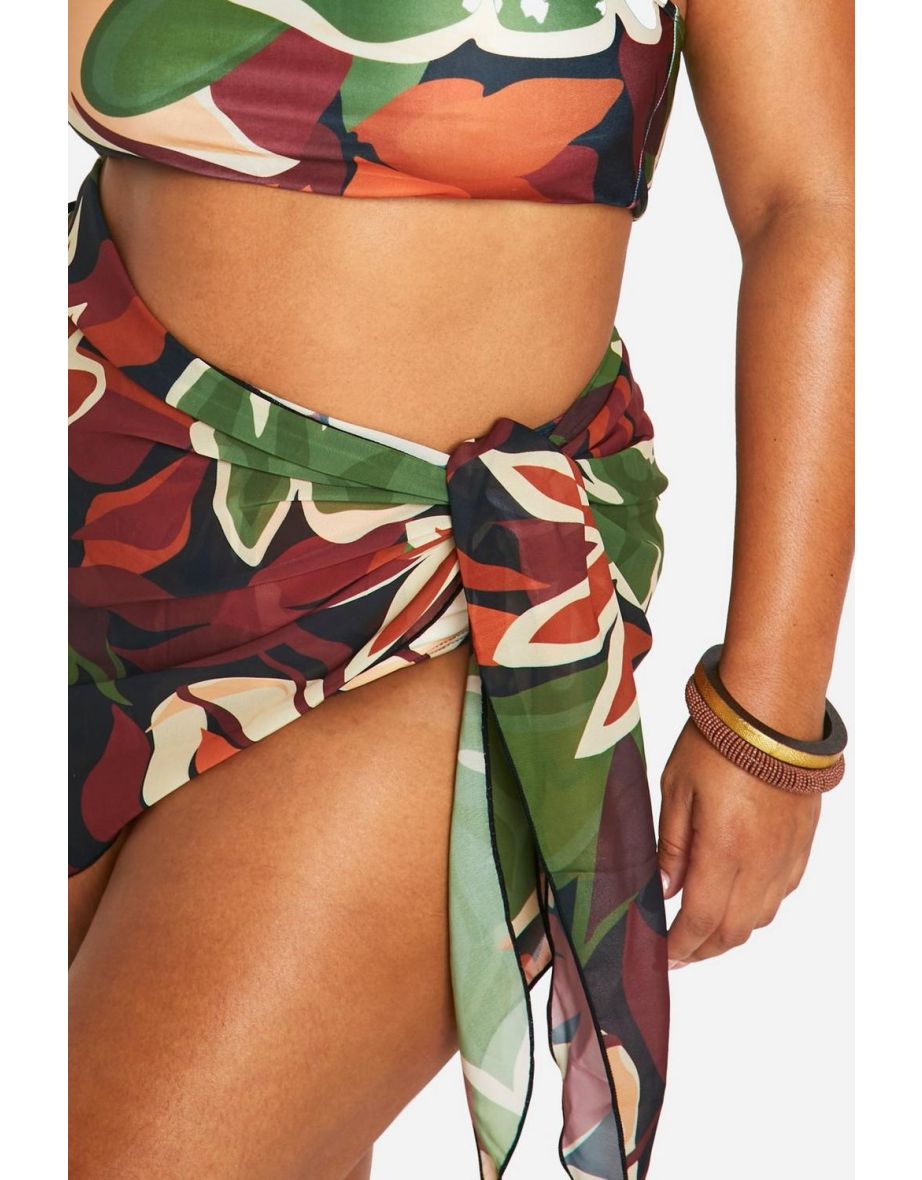Plus Tropical Mini Beach Sarong - 3