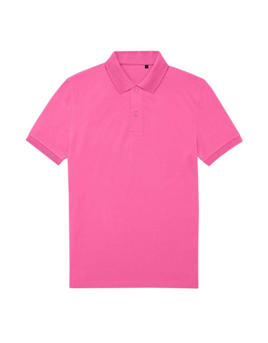 B&C Mens My Eco Polo Shirt - Lotus Pink