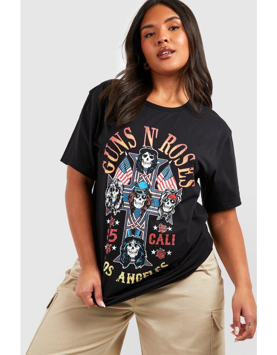 Plus Guns 'N' Roses Oversized T-shirt - black - 3