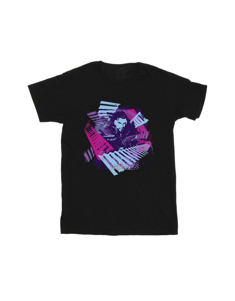 Marvel Boys Doctor Strange Stairs T-Shirt - Black - 1