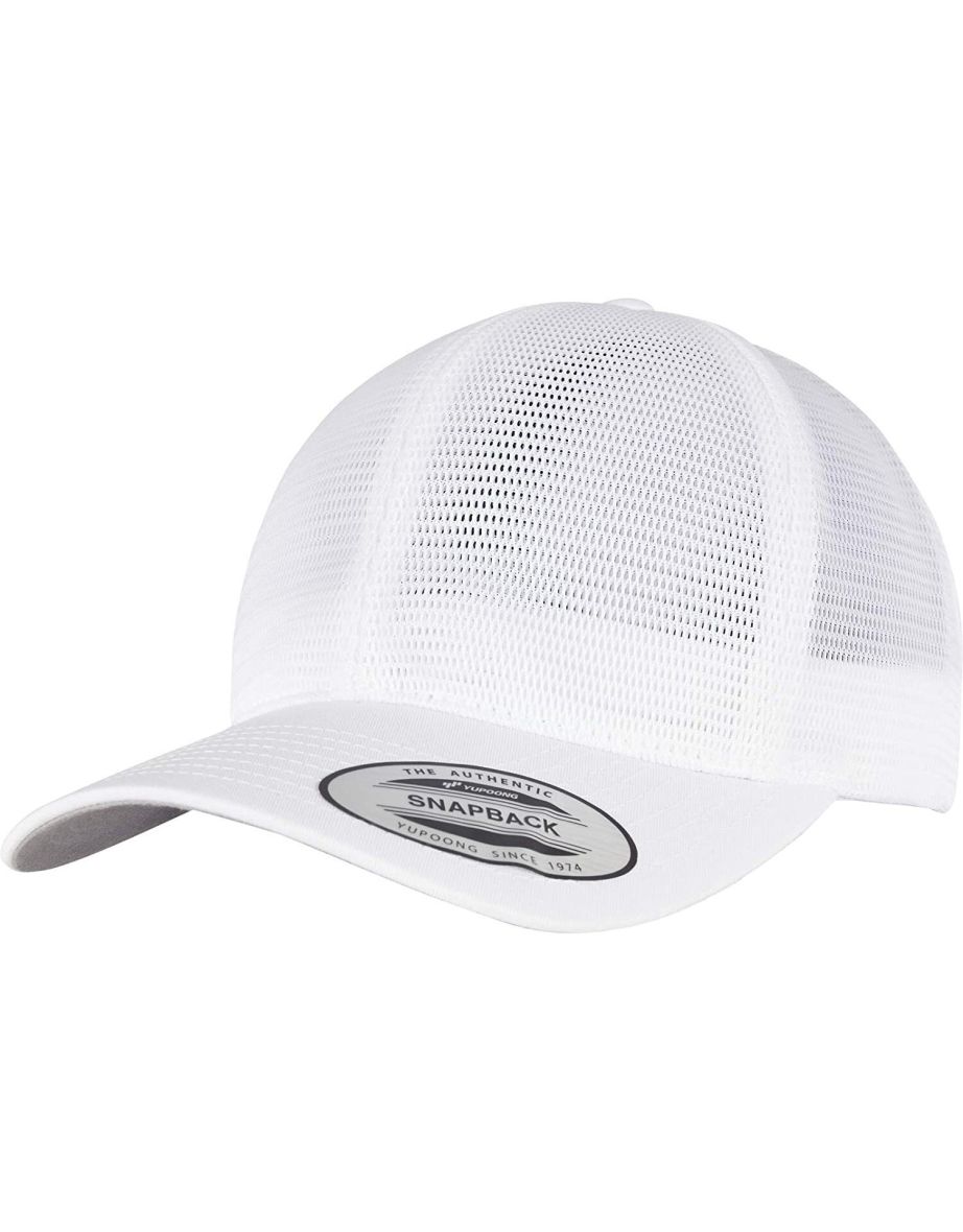 Flexfit Unisex Adult Omnimesh Mesh Cap - White