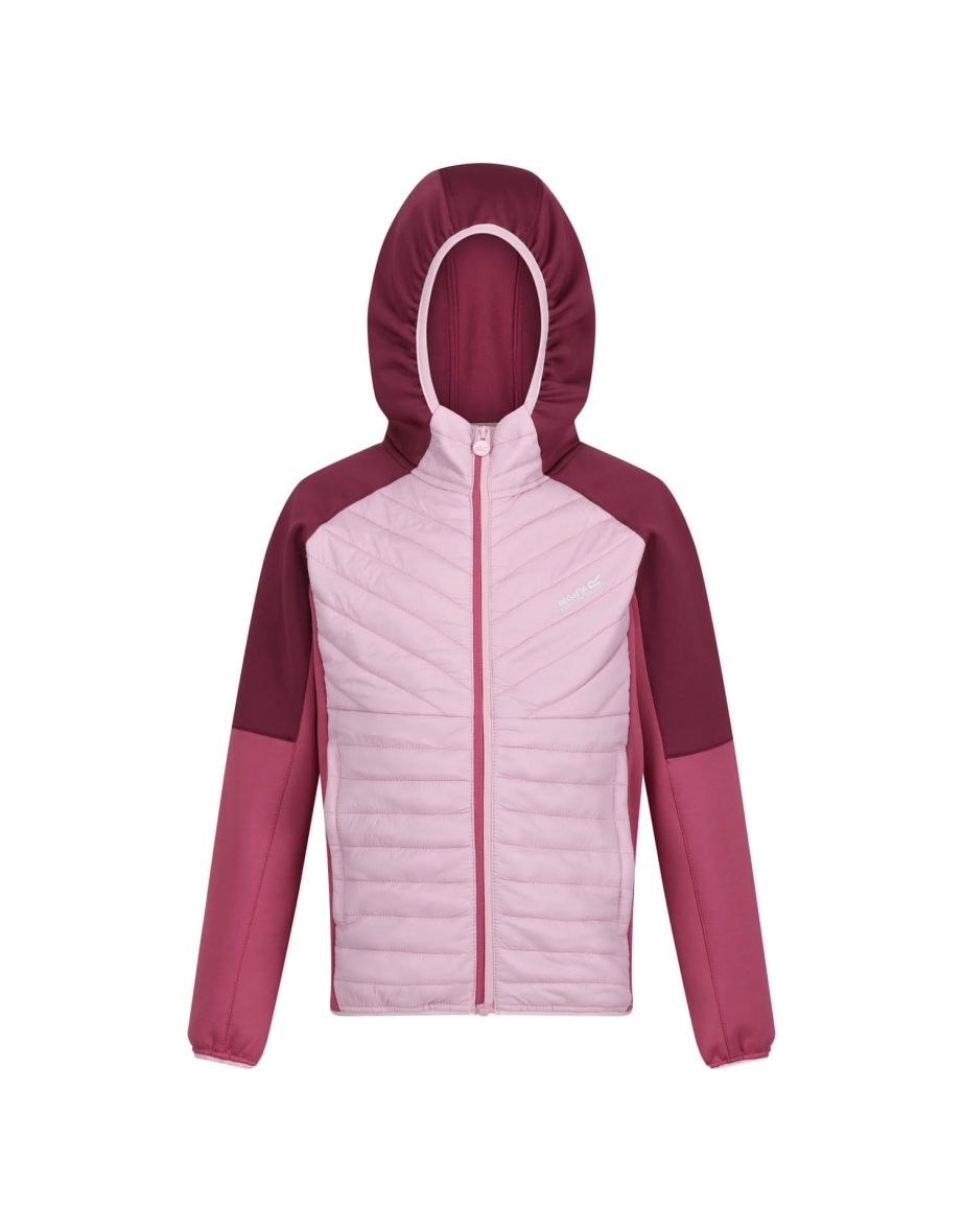 Boy's Regatta Juniors Kielder VI Hybrid Jacket in Purple