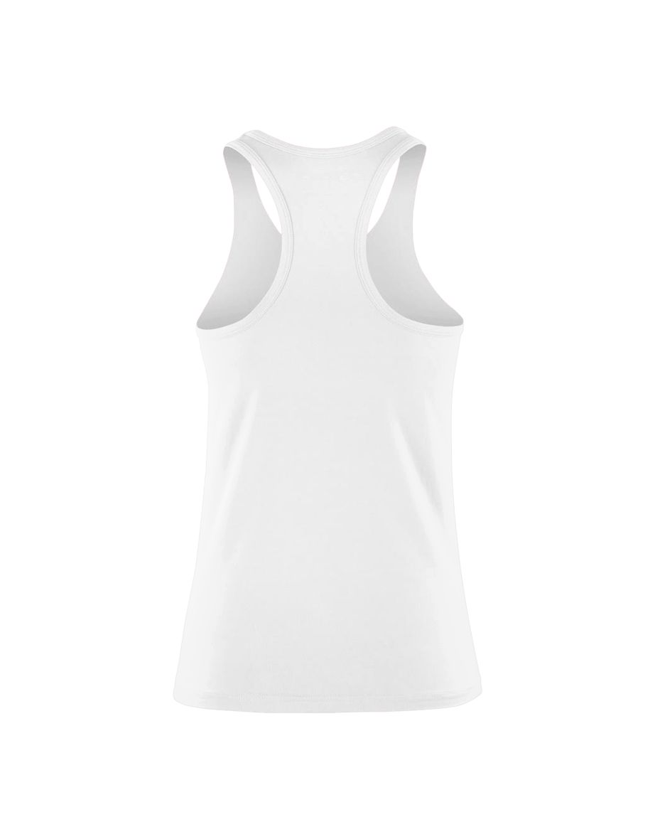 Spiro Womens/Ladies Softex Stretch Fitness Sleeveless Vest Top - White - 1