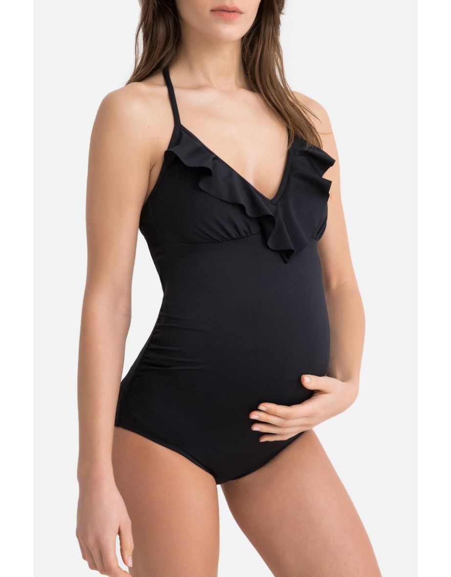Backless Maternity Swimsuit
