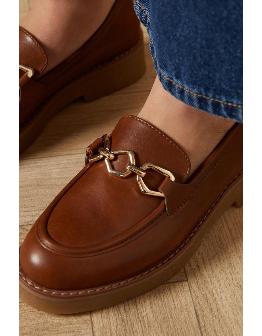 Bluebell Snaffle Detail Chunky Loafer - 3