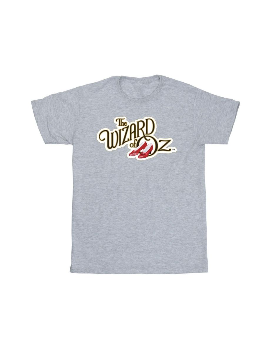 The Wizard Of Oz Mens Shoes Logo T-Shirt - Sports Grey