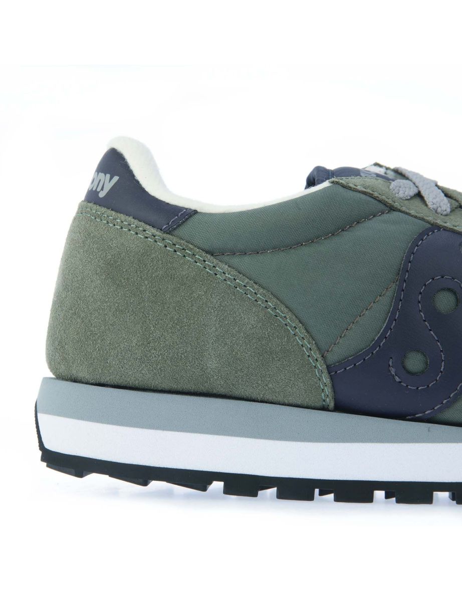 Men's Saucony Originals Jazz Original Trainers in Green - 4