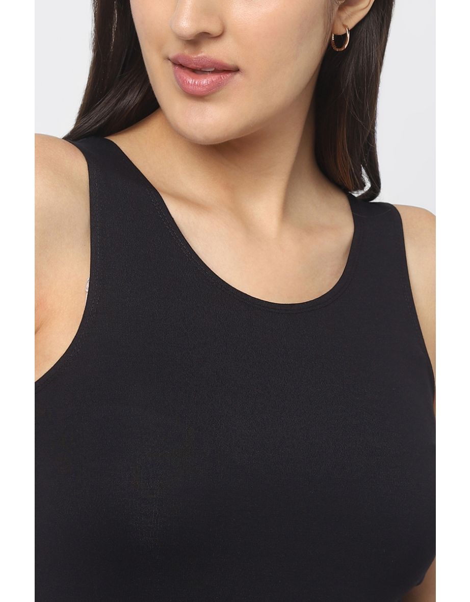 Sleeveless Basic T-Shirt - 4