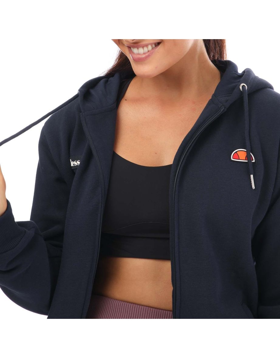 Women's Ellesse Henicea Full-Zip Hoodie in Blue - 4