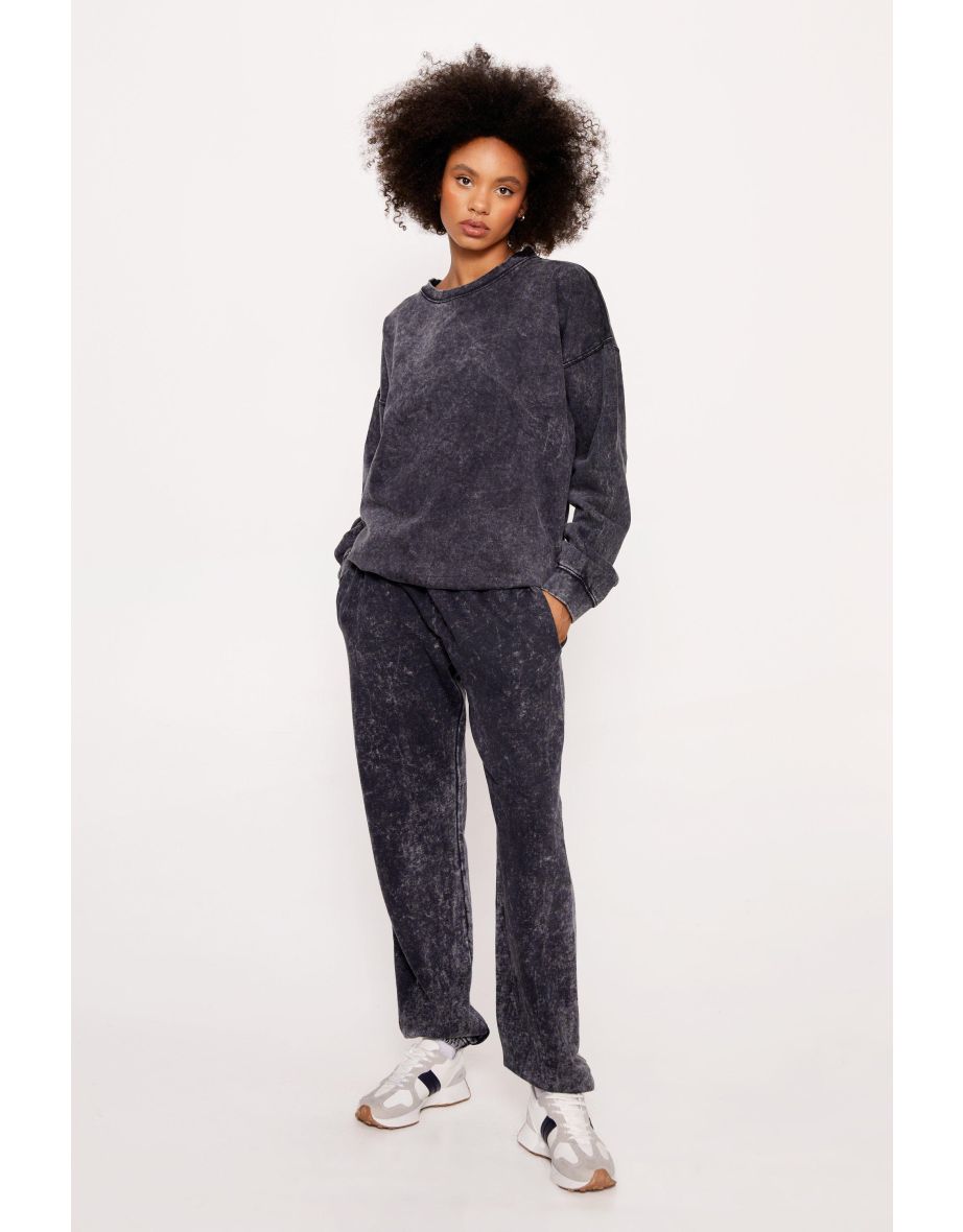 Grey acid wash discount tracksuit