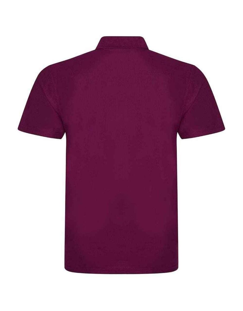 PRO RTX Mens Polyester Polo Shirt - Burgundy - 1
