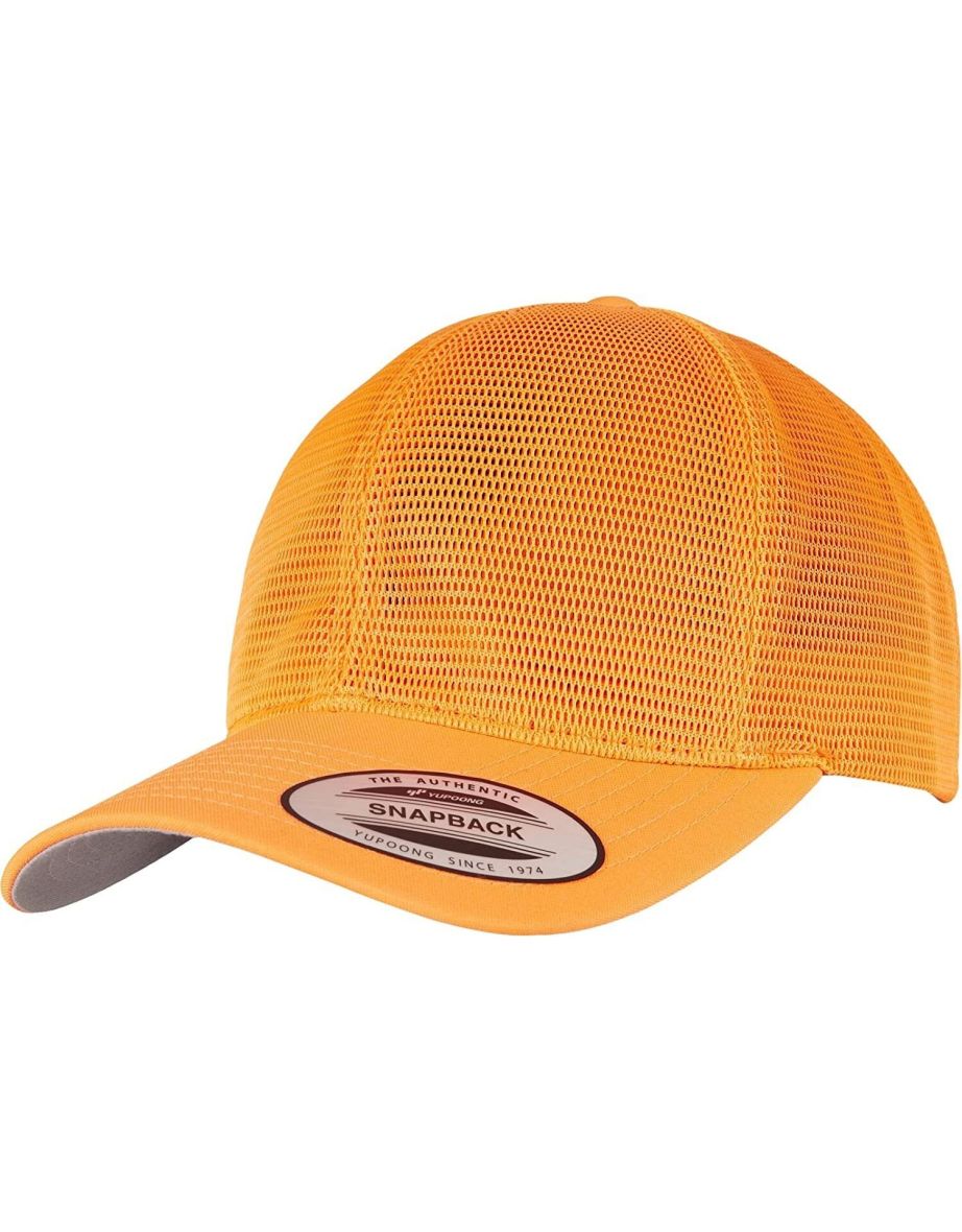 Flexfit Unisex Adult Omnimesh Mesh Cap - Neon Orange