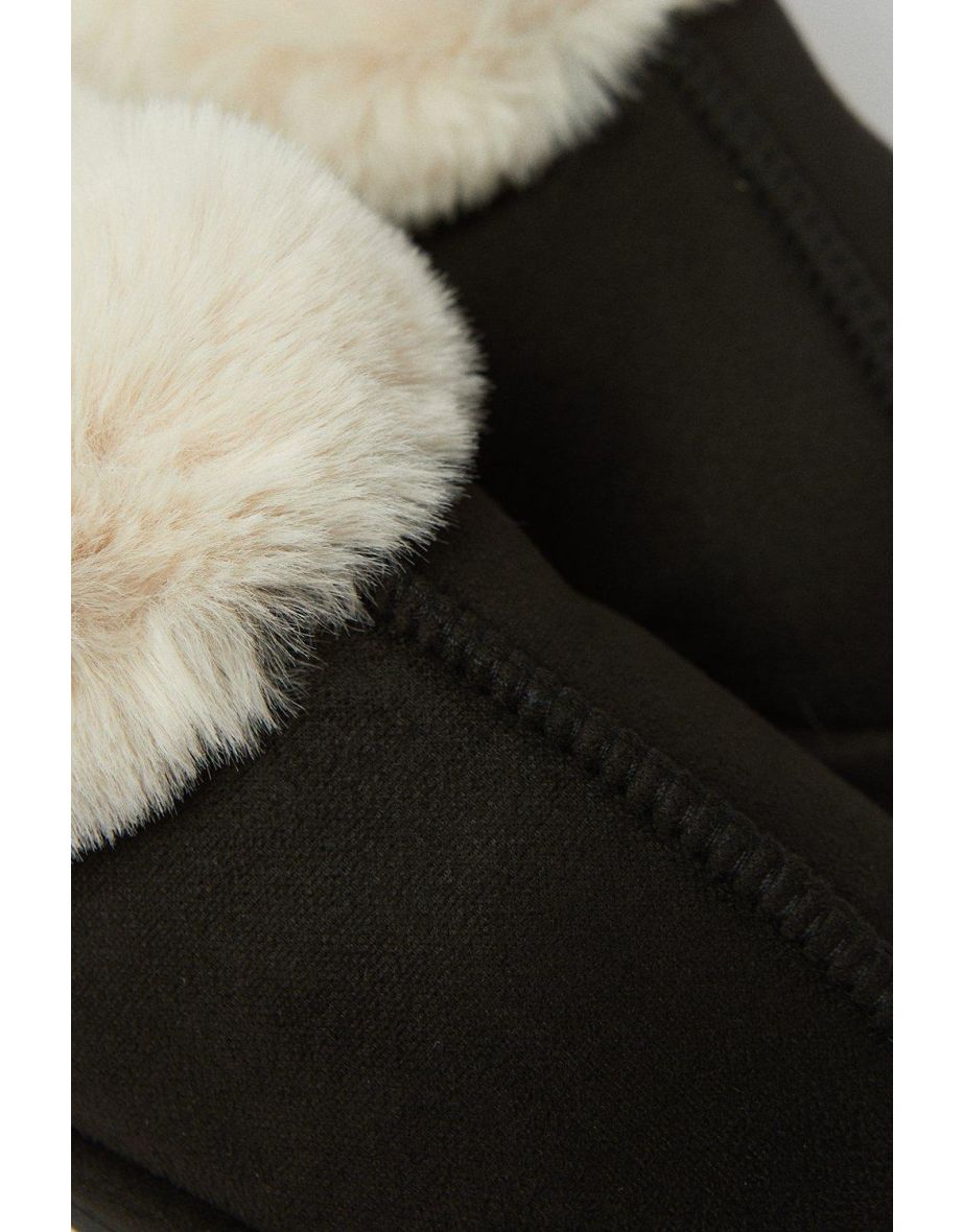 Maggi Faux Fur Sheepskin Fur Bootie Slippers - 3