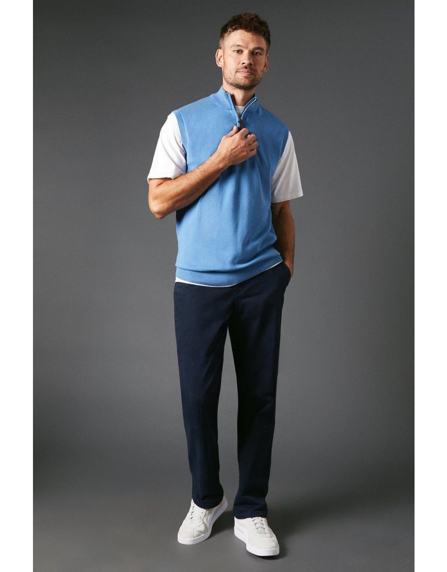 Zip Neck vest sweater