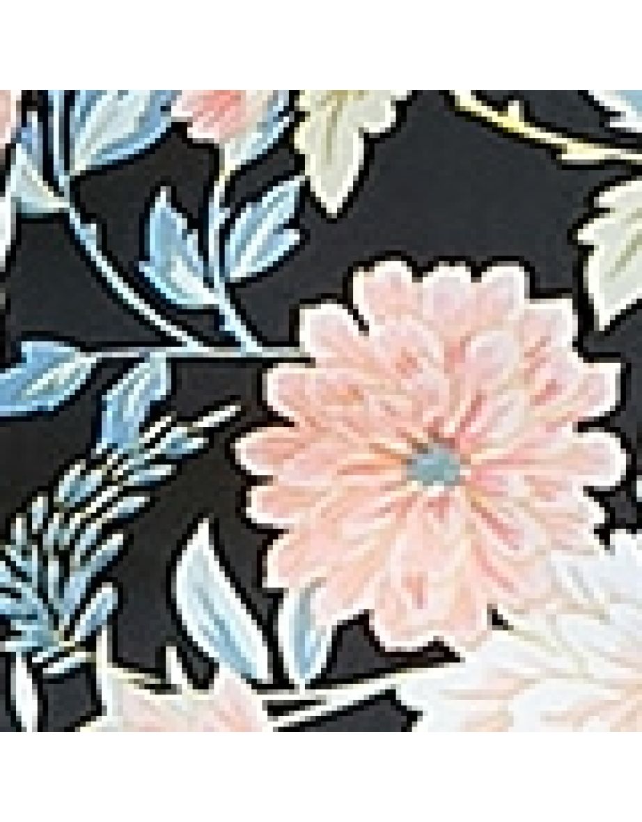 Yumi Black Japanese Floral Tie Jumpsuit - 4