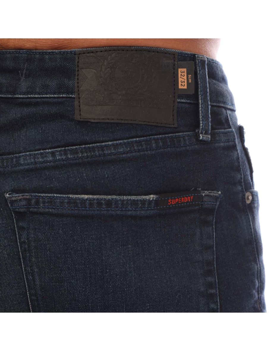 Men's Superdry Vintage Slim Jeans in Blue - 3