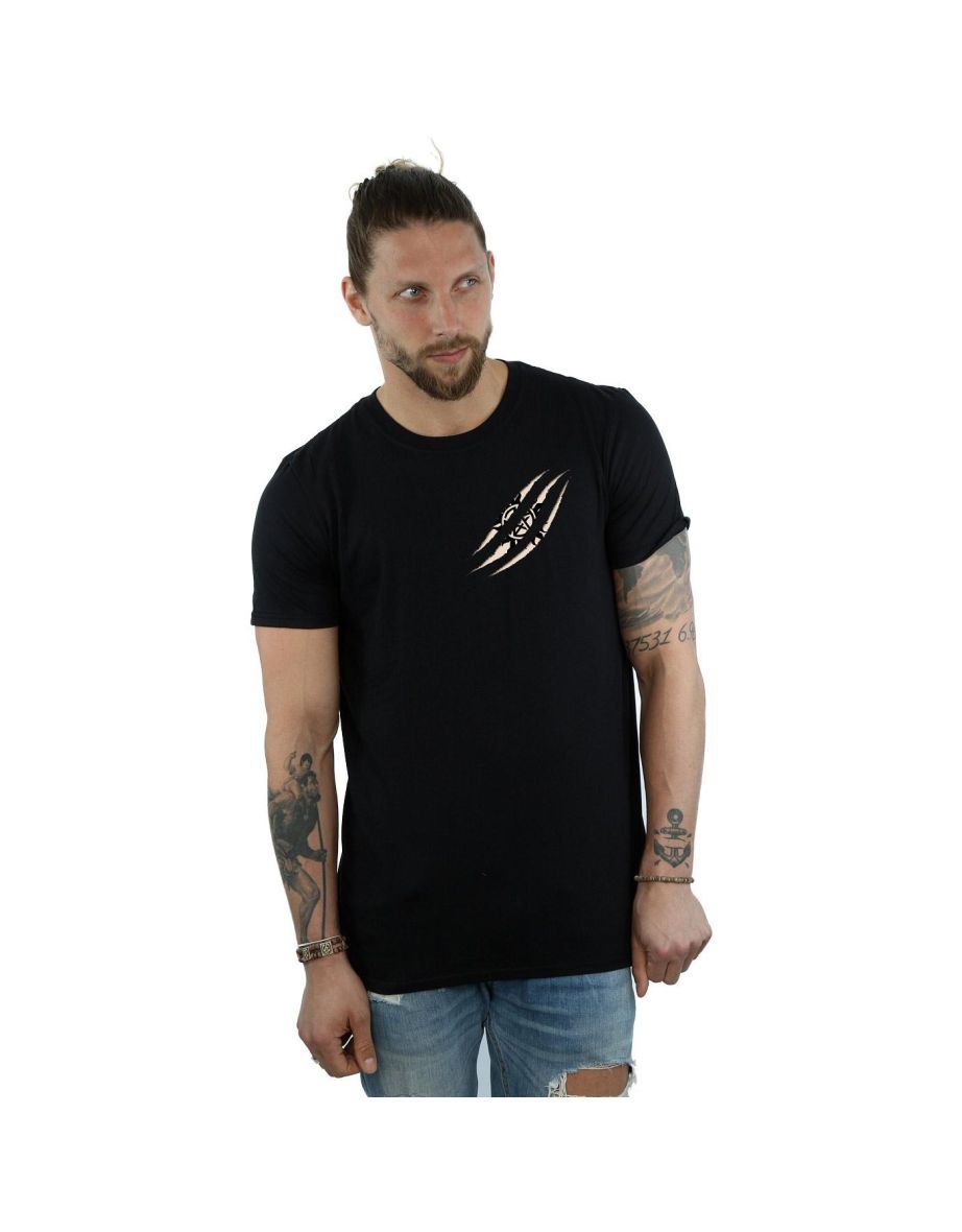 Supernatural Mens Symbol Scratch T-Shirt - Black