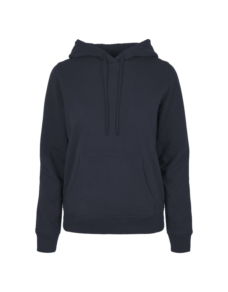 Womens/Ladies Basic Hoodie - Navy