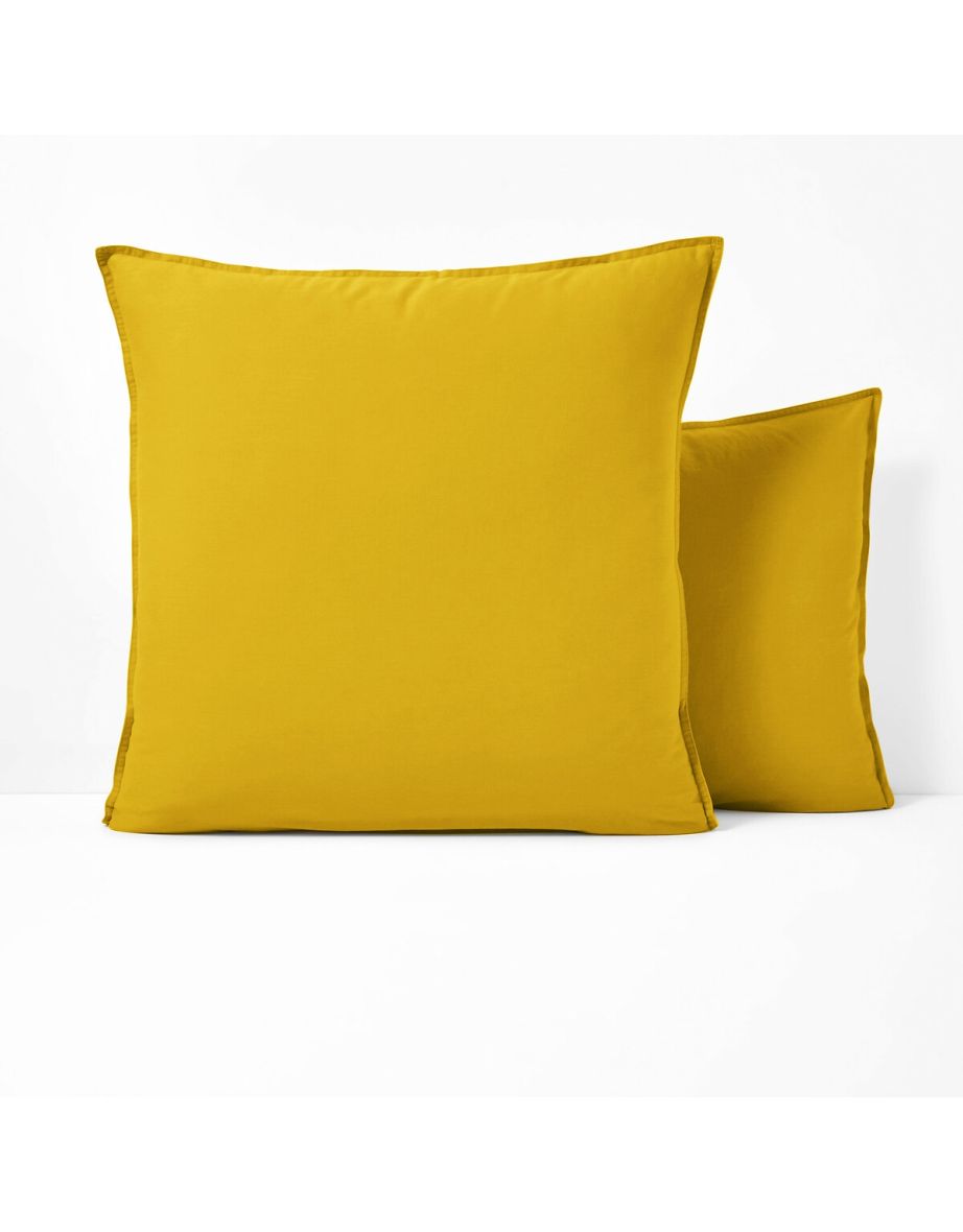 Scenario Plain 100% Washed Cotton Pillowcase
