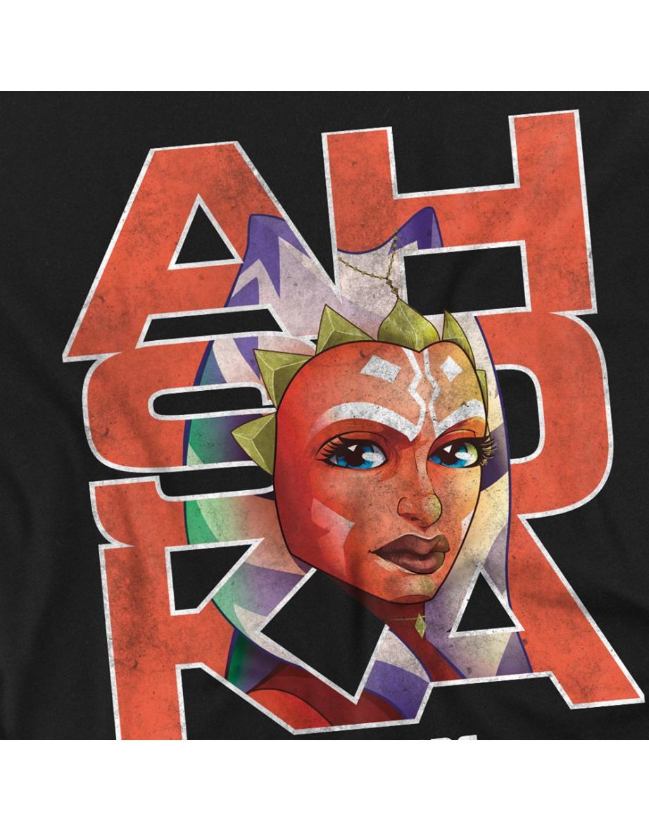 Ahsoka  Adult T-Shirt - Black - 2