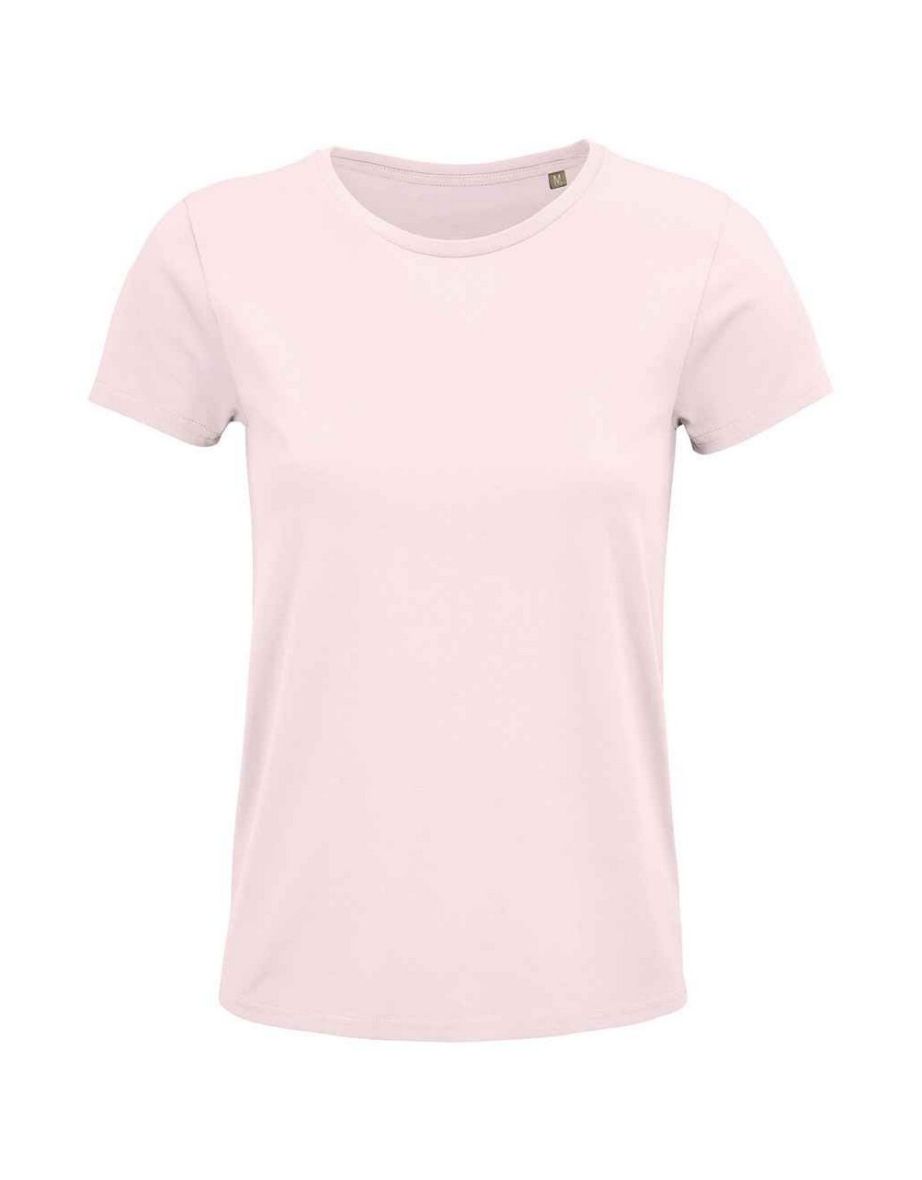 SOLS Womens/Ladies Crusader Organic T-Shirt - Pale Pink