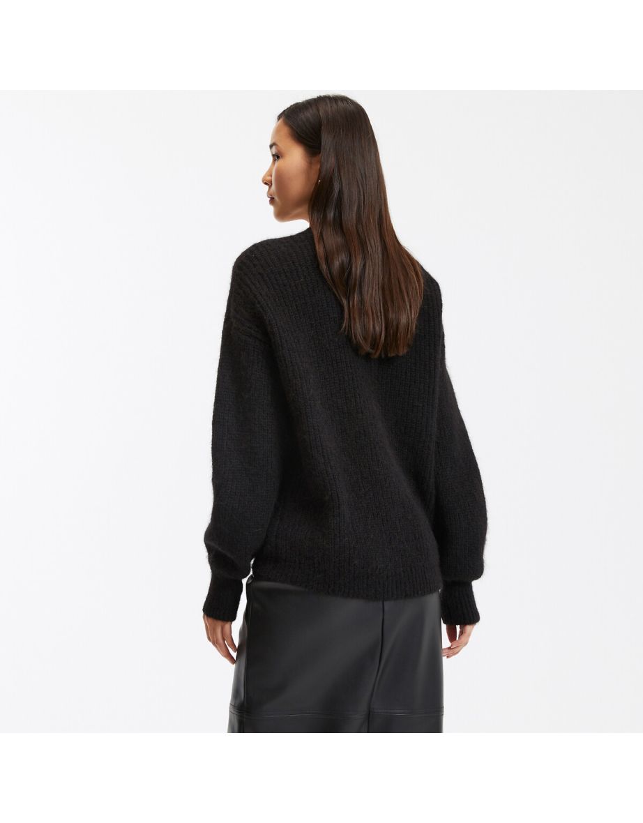 Signatures Gildas Cardigan with V-Neck in Alpaca Mix - 3
