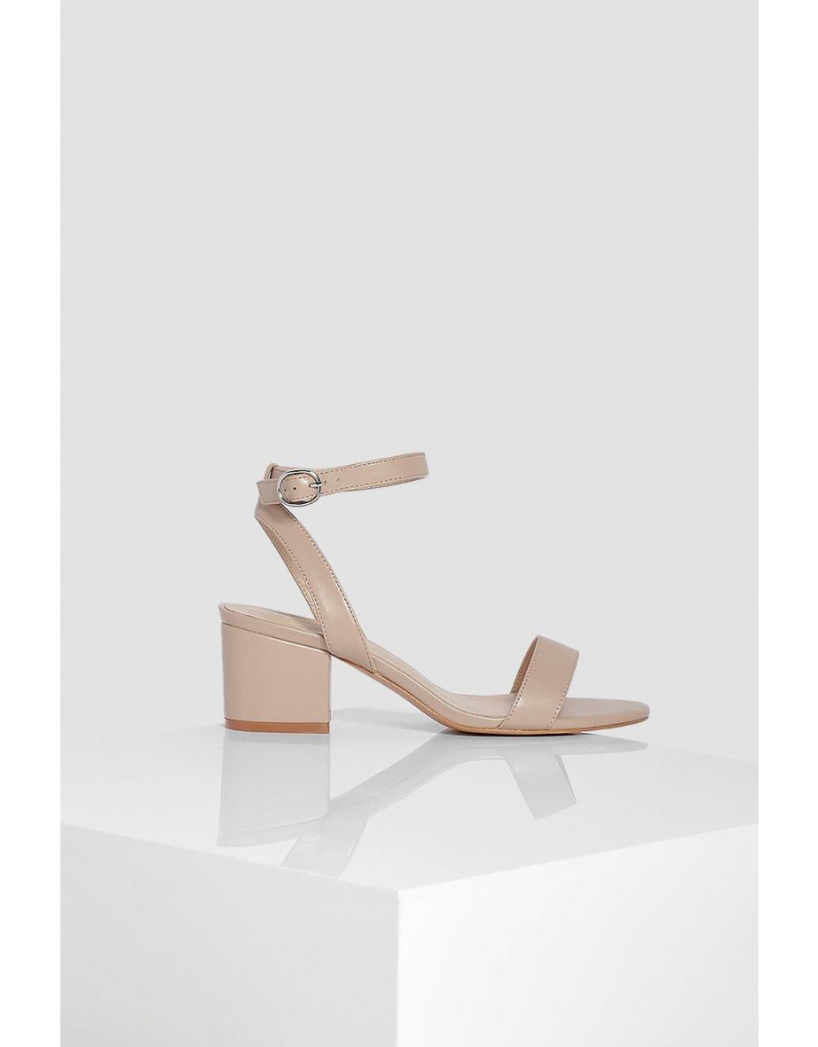 Low nude block heel hotsell