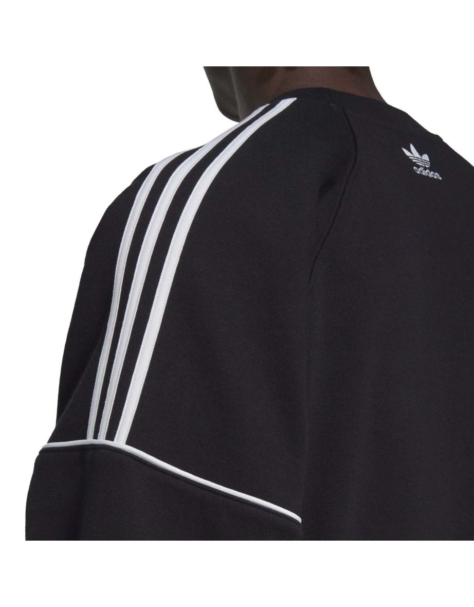 Men's adidas Originals Rekive Crew Sweatshirt in Black - 5