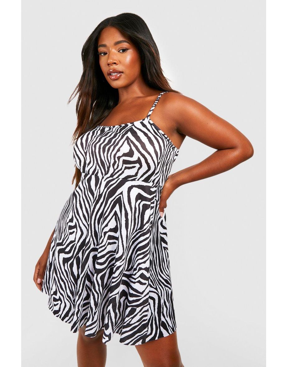 Boohoo animal print shift 2024 dress