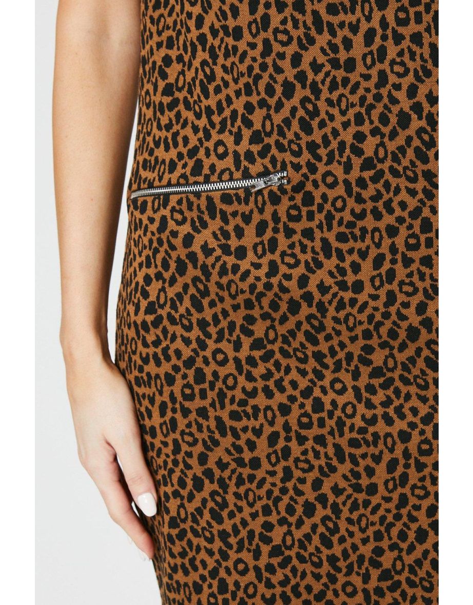 Animal Jacquard Tunic Dress - 3