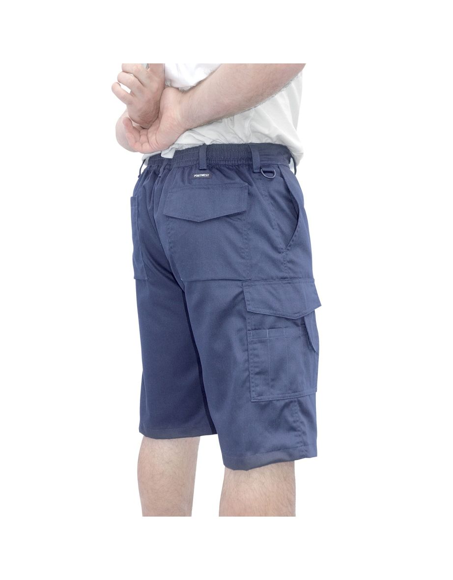 Portwest Mens Cargo Shorts - Navy - 3