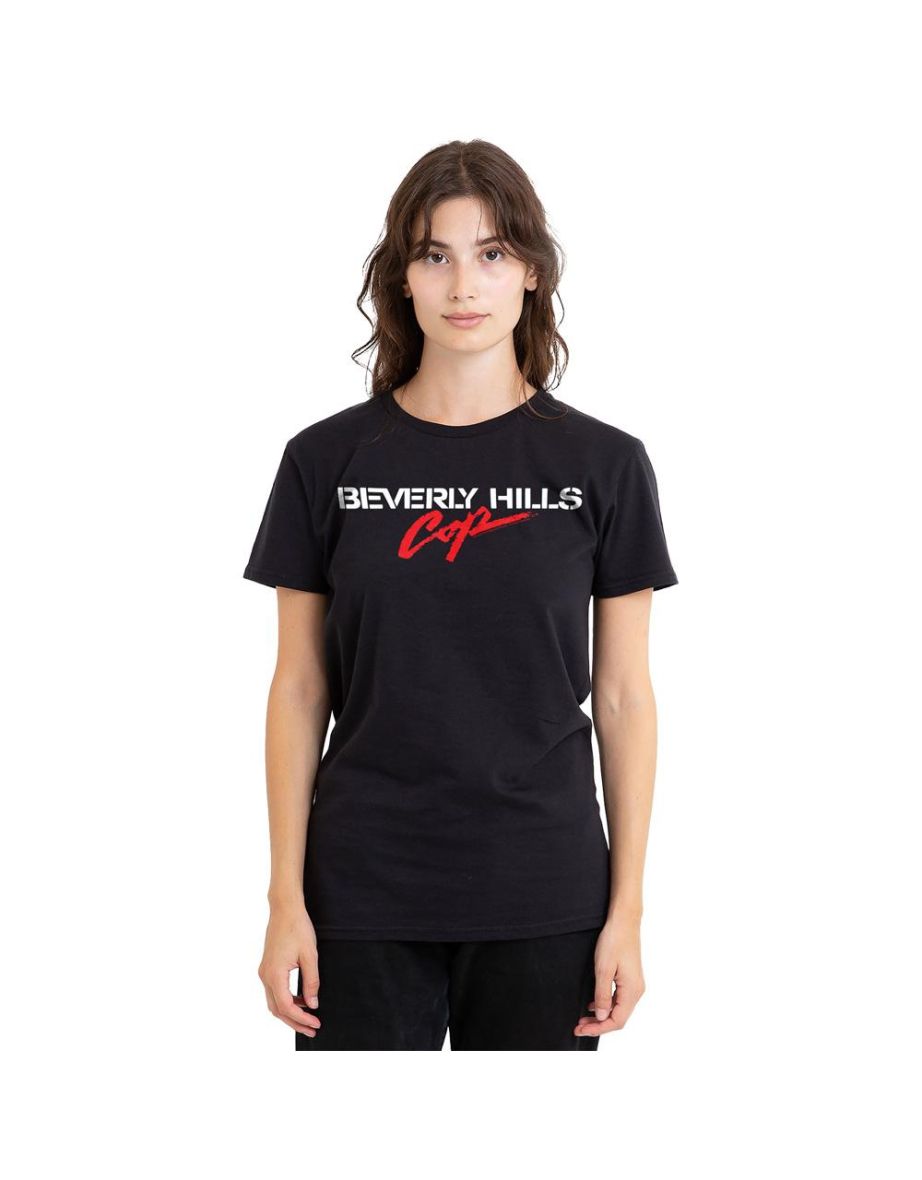 Beverly Hills Cop Unisex Adult Logo T-Shirt - Black