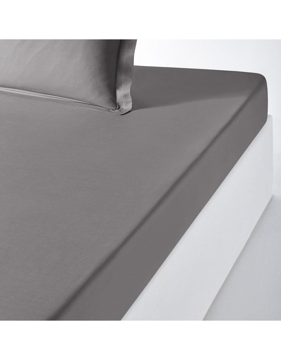 Scenario Plain 100% Organic Cotton Fitted Sheet