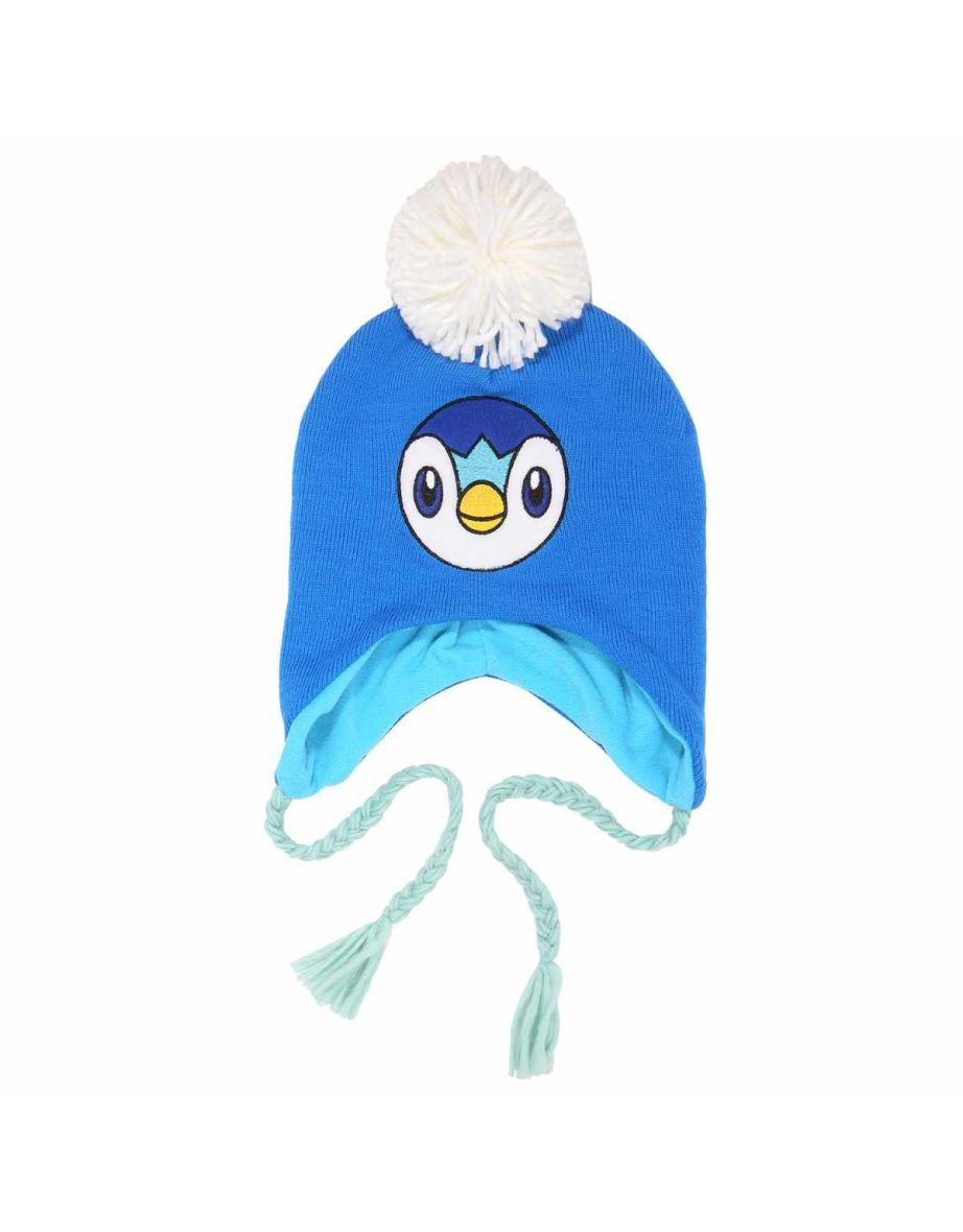 Pokemon Piplup Trapper Hat - Blue