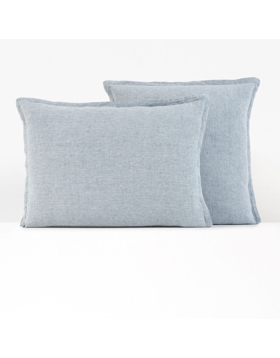 Linot Plain 100% Washed Linen Pillowcase