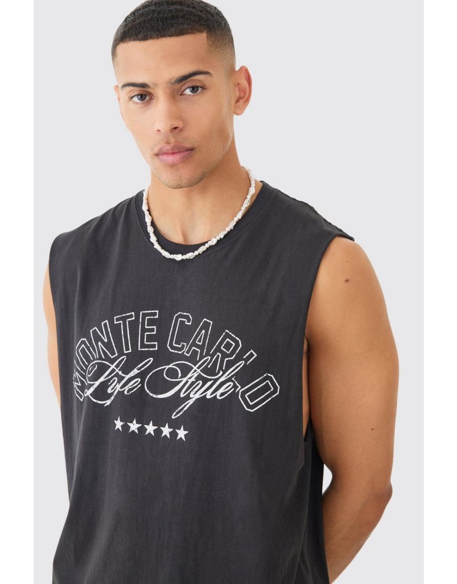 Oversized Monte Carlo Tank - black - 2
