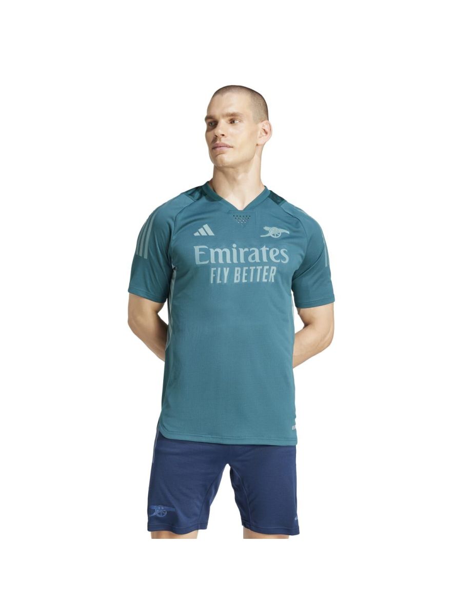 Shop Men s adidas Arsenal 2023 24 European Training Jersey in Green Online in Bahrain VogaCloset