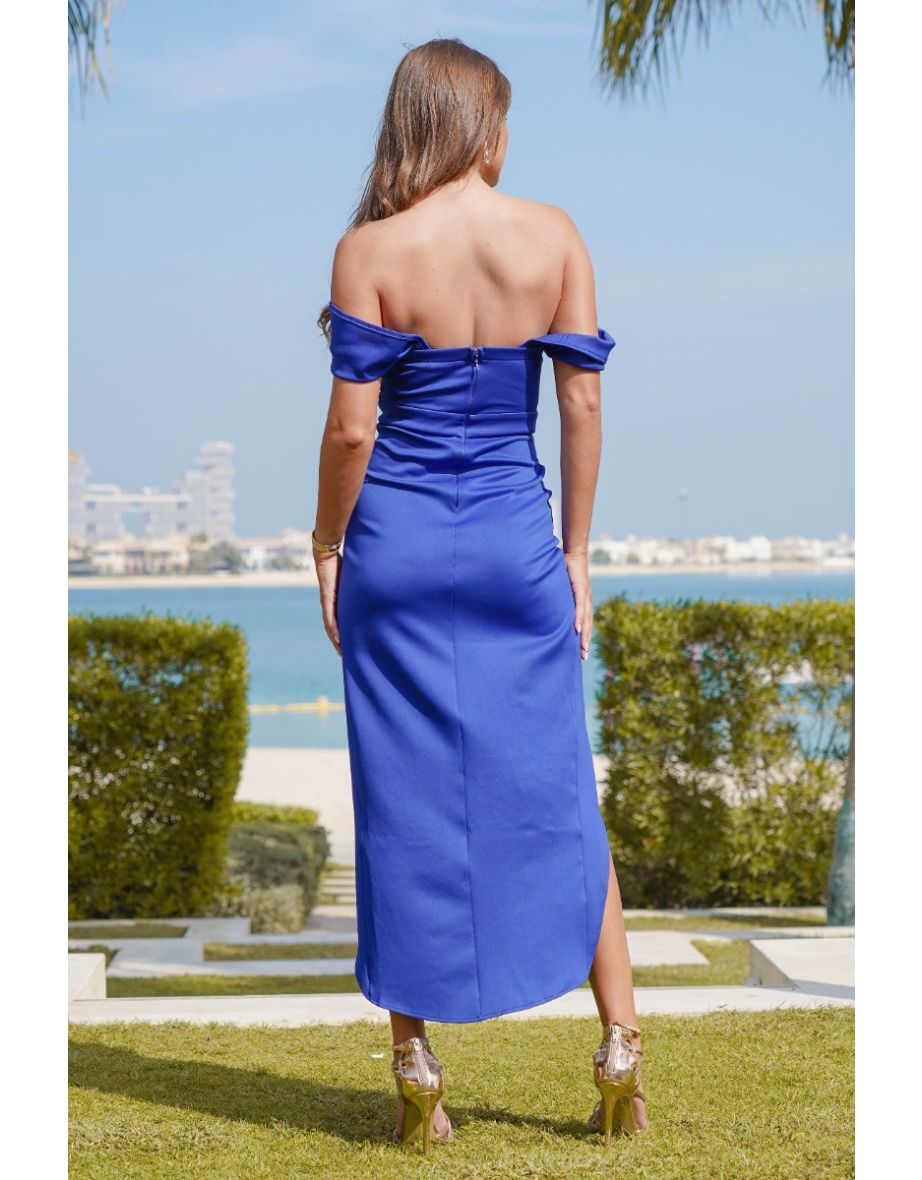 TFNC Paroma Perriwinkle Blue Midaxi Dress - 2