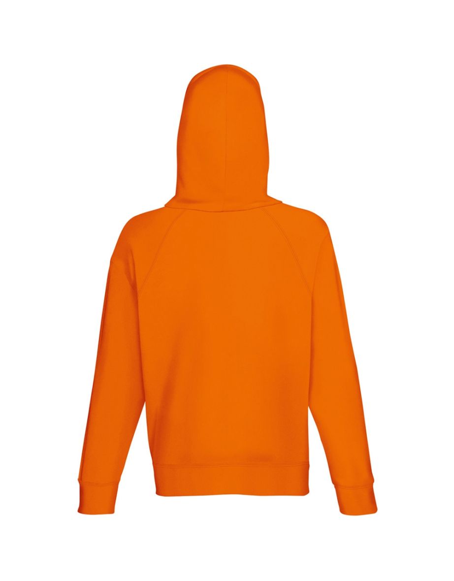 Fruit Of The Loom Mens Lightweight Hooded Sweatshirt / Hoodie (240 GSM) - Orange - 1