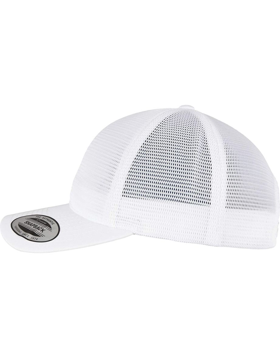 Flexfit Unisex Adult Omnimesh Mesh Cap - White - 2