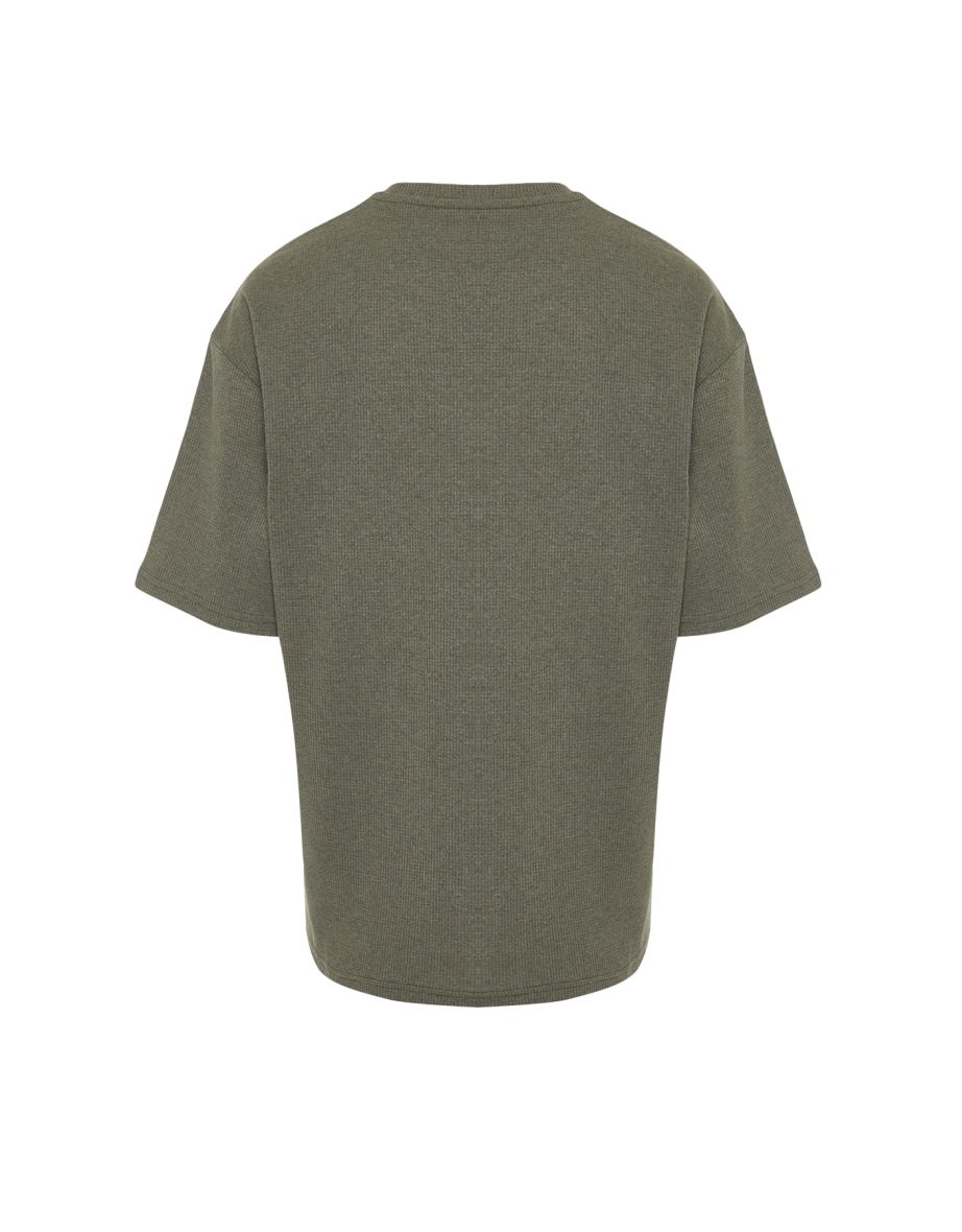 T-Shirt - Khaki - Oversize - 6