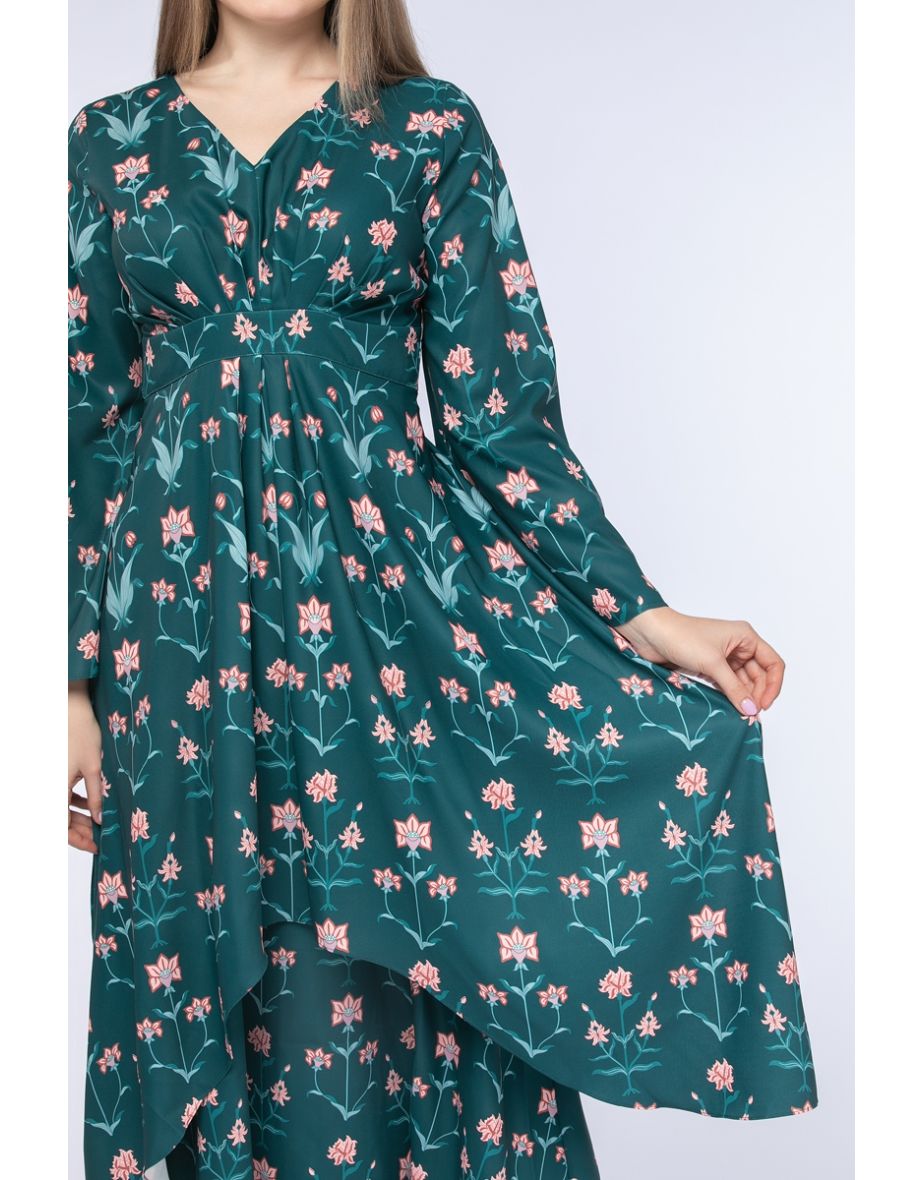 Printed Women Maxi Dress - 5