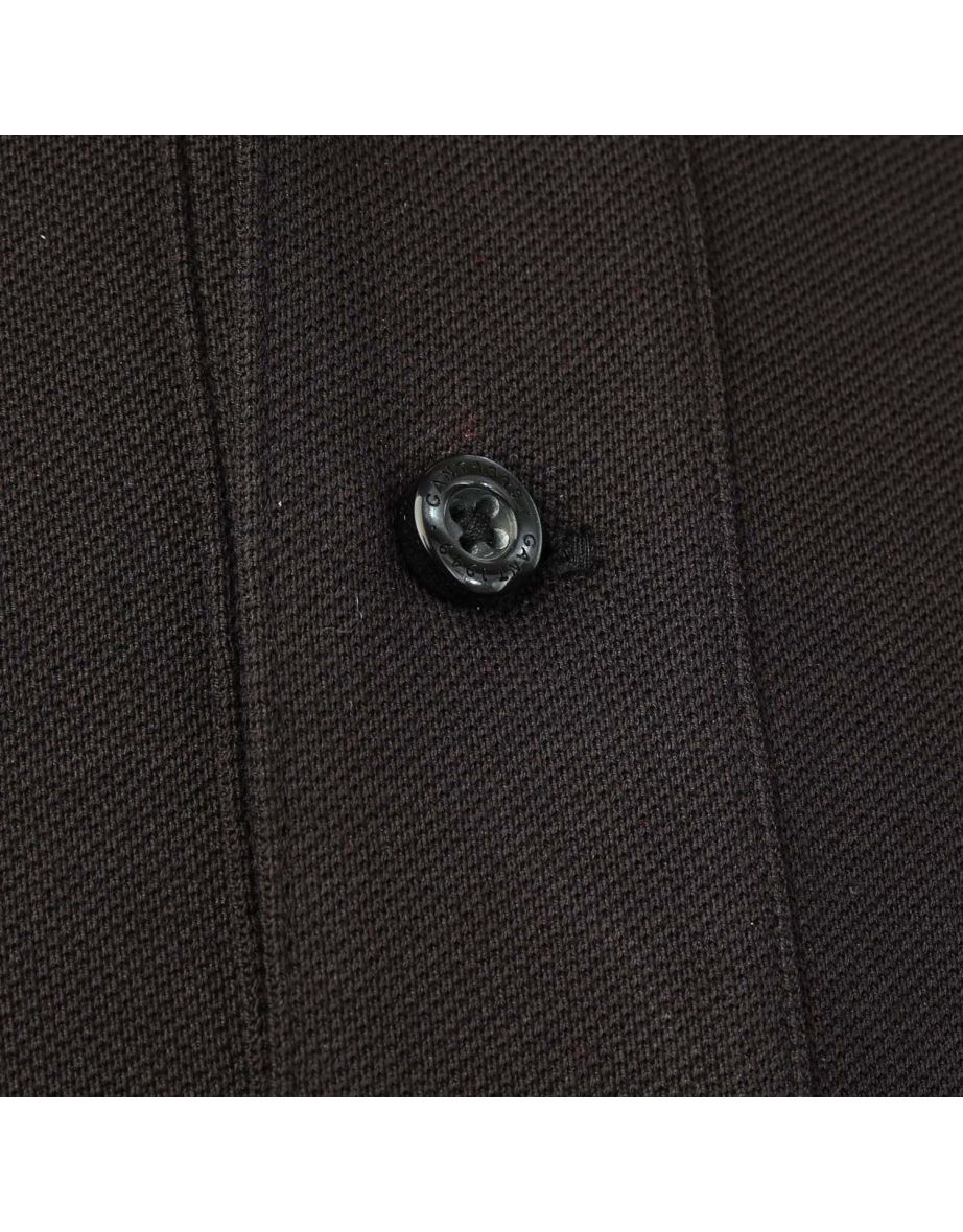 Men's Gant Original Slim Fit Pique Polo Shirt in Black - 3
