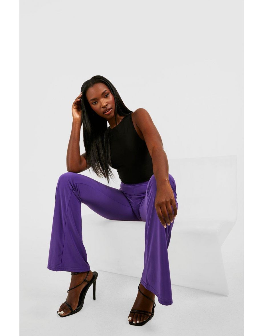 How to Wear Wide Leg Pants? This is How It's Done - Be Modish | Fashion,  Clothes, Purple pants outfit